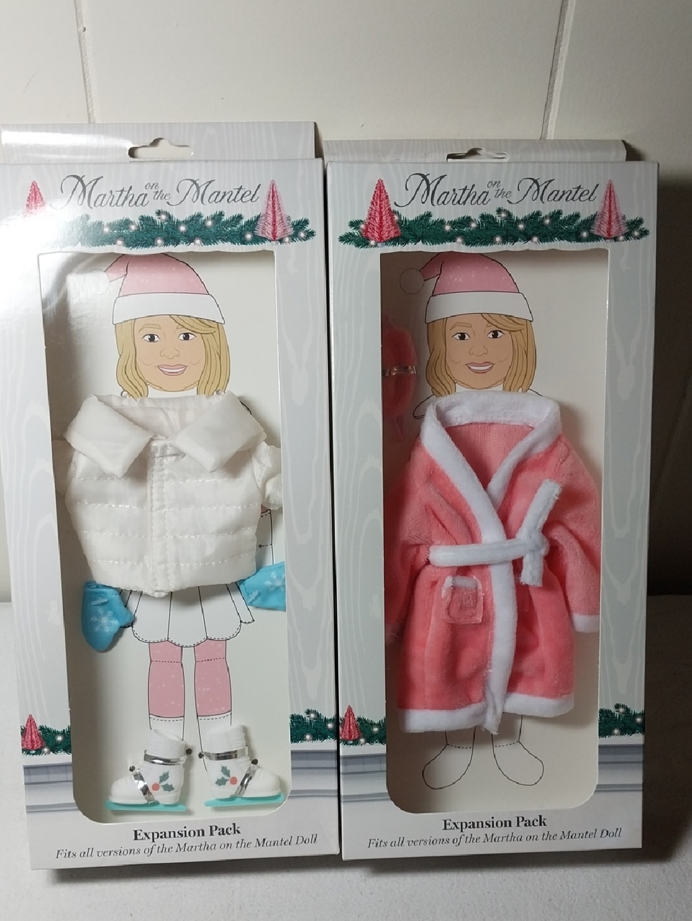 Martha On The Mantle Lot Of 2 Expansion Packs Martha Stewart NEW
